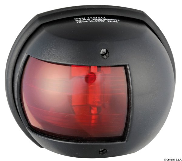 Fanale Maxi 20 rosso/nero 12 V - 11.411.01